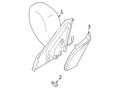 Outside Mirrors for 1999 Suzuki Vitara #0