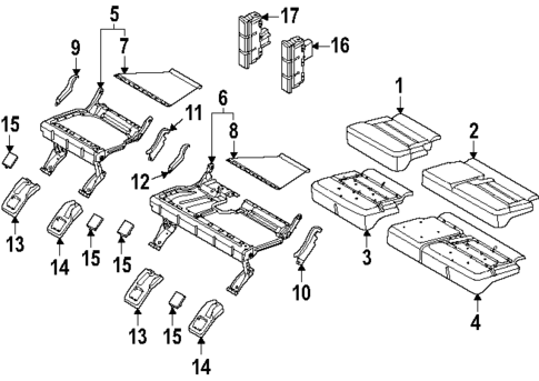 Third Row Seats for 2025 Ford Expedition #1