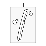C2355976YE - Body: Weatherstrip for Mazda Image