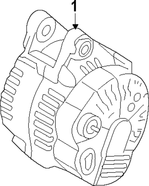 Alternator for 2009 Kia Borrego #1