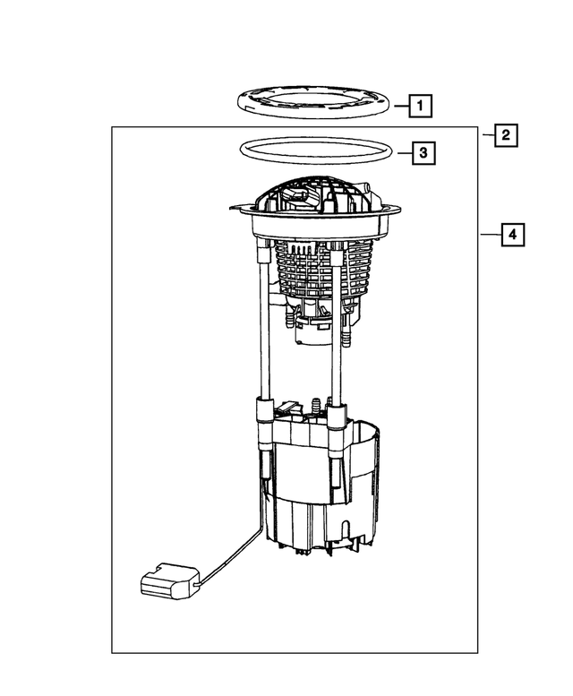 68643794AC - Fuel and Accelerator Pedal: Fuel Pump/level Unit Module Kit for Mopar Image image