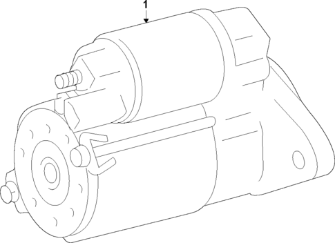 Starter for 2019 Subaru Legacy #1