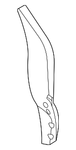 LJ7Z16072A - Body: Insulator Pad for Lincoln: Corsair Image