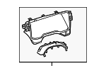 554040C030 - Body: Inst Cluster Panel for Toyota: Sequoia, Tundra Image