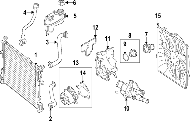 215016MA0A - : Upper Hose for Nissan Image