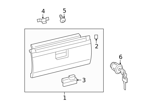 Glove Box for 2014 Nissan NV3500 #0