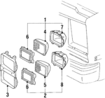 15194307 - Electrical: Headlamp Assembly for Buick: Century, Electra, LeSabre, Regal, Riviera, Skyhawk | Cadillac: Cimarron, Eldorado, Seville | Chevrolet: Blazer, C/K Pickup, Caprice, Cavalier, Celebrity, El Camino, G10, G20, G30, Impala, K5 Blazer, Monte Carlo, P20, P30, R10, R20, R30, Suburban C10, Suburban C20, Suburban K10, Suburban K20, Suburban R10, Suburban R20, Suburban V10, Suburban V20, V10, V20, V30 | GMC: C1500 Pickup, C2500 Pickup, C3500 Pickup, Caballero, G1500, G2500, G3500, Jimmy, K1500 Pickup, K2500 Pickup, K3500 Pickup, P2500, P3500, R1500 Pickup, R2500 Pickup, R3500 Pickup, Suburban C1500, Suburban C2500, Suburban K1500, Suburban K2500, Suburban R1500, Suburban R2500, V1500, V1500 Suburban, V2500, V2500 Suburban, V3500 | Oldsmobile: 98, Calais, Custom Cruiser, Cutlass Calais, Cutlass Ciera, Cutlass Cruiser, Cutlass Salon, Cutlass Supreme, Delta 88, Firenza, Toronado | Pontiac: Bonneville, Grand Prix, J2000 Sunbird, Parisienne, Safari, Sunbird Image