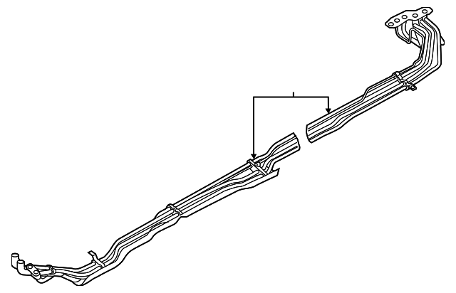 Rear AC Line - Nissan (92460-6JR1C)