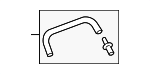 86655SA040 - Body: Washer Hose for Subaru Image