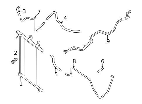 Oil Cooler for 2013 Nissan NV3500 #0