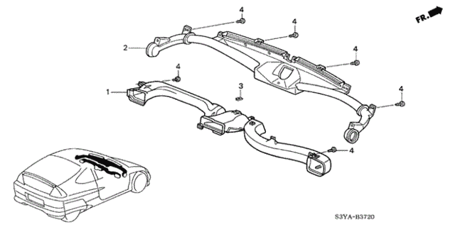 Duct for 2005 Honda Insight #0