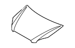 664001D010 - Body: Hood for Kia: Rondo Image