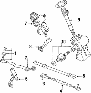 Steering Gear & Linkage for 1993 Mitsubishi Mighty Max | OEM