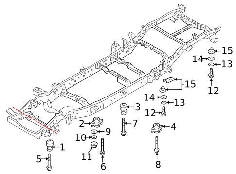 Frame & Components for 2022 Nissan TITAN #2