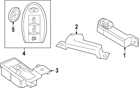 Keyless Entry Components for 2024 INFINITI QX55 #0