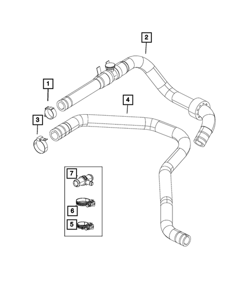 Air Conditioner and Heater Plumbing for 2017 Ram ProMaster 3500 #3