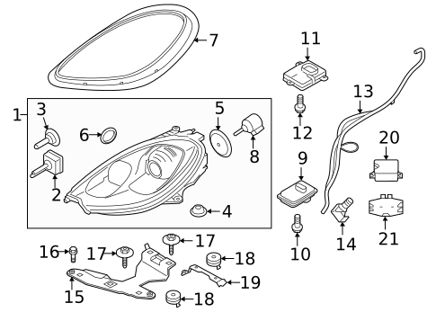 Bulbs - Chassis for 2015 Porsche Macan #0