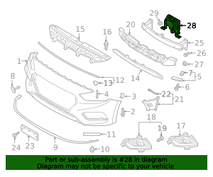 2018-2022 Hyundai Accent Sonar Sensor 95655-J0000 | QuirkParts