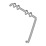 894010A000HZ - Body: Seat Back Frame for Hyundai Image