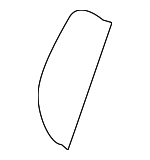 893500A200 - Body: Seat Back Pad for Hyundai Image