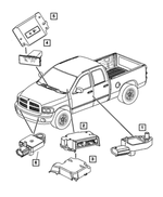 4896180AB - : Occupant Restraint Module for Mopar Image