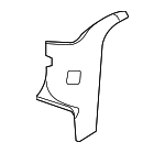 7B0867246CES3 - Body: Rear Pillar Trim for Volkswagen: Routan Image