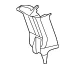 7B0867287BES3 - : Upper Pillar Trim for Volkswagen Image