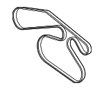 ZZCA18381 - Cooling System: Serpentine Belt for Mazda: Tribute Image