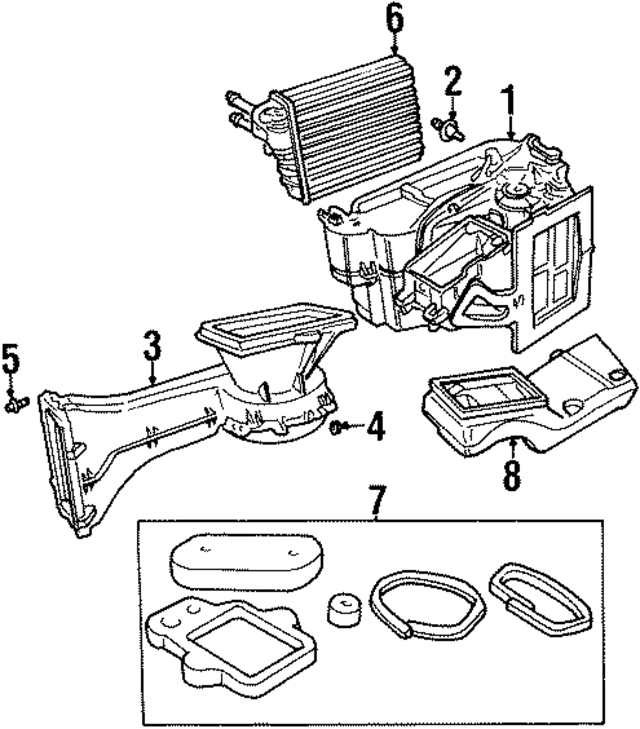 4886379AC - HVAC: Upper Housing for Mopar Image