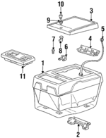 15601906 - Body: Compartment for Chevrolet: C/K Pickup, R10, R20, R2500, R30, R3500, V10, V20, V30, V3500 | GMC: C1500 Pickup, C2500 Pickup, C3500 Pickup, K1500 Pickup, K2500 Pickup, K3500 Pickup, R1500 Pickup, R2500 Pickup, R3500 Pickup, V1500, V2500, V3500 Image
