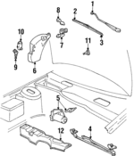 6U2Z17V508DARM - Wiper &amp; Washer: Wiper Motor for Ford Image image