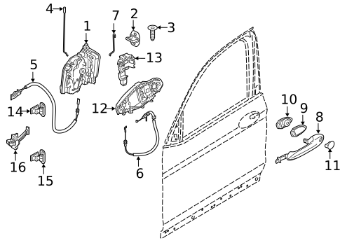 Lock & Hardware for 2022 BMW X3 #1