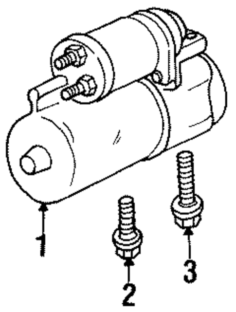 Starter for 1998 Oldsmobile Silhouette #0