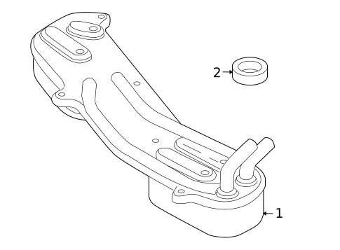 Trans Oil Cooler for 2009 Audi A8 Quattro #0