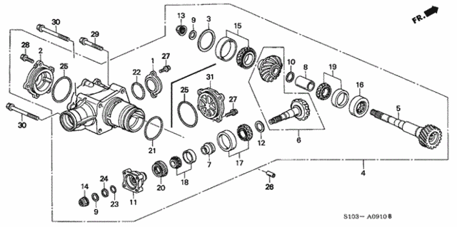 AT Transfer for 2000 Honda CR-V #0
