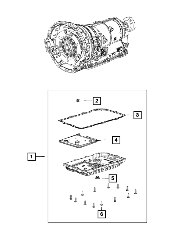 68261506AA - 8HP90; 8-Speed; Automatic Transmission: Fill Plug for Mopar Image