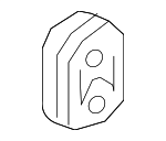 5Q0253147 - Exhaust: Mount Bracket Retainer Ring for Volkswagen Image