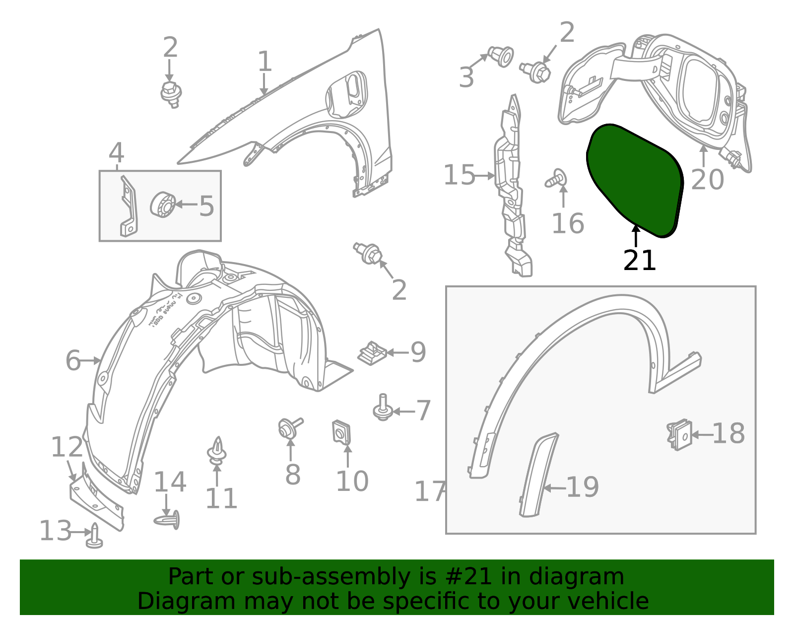 LJ8Z-58405A26-B - Door Panel - 2021-2025 Ford Mustang Mach-E
