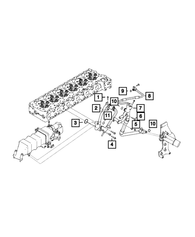 3928873 - Cooling: Hex Head Bolt for Mopar Image