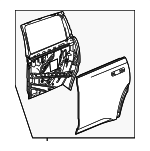 85825916 - : Door Shell for GM Image