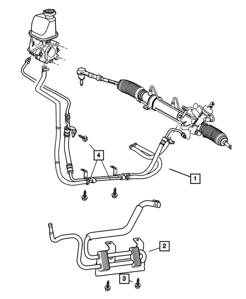 Power Steering Hoses for 2003 Dodge Neon #2