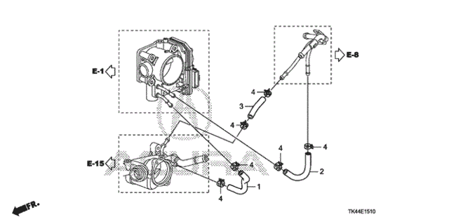 Water Hose for 2011 Acura TL #0