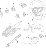 85082484 - : Steering Wheel for Cadillac: XT5 Image
