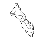 51416984643 - Body: Door Trim Panel Reinforced Plate for BMW: 528i, 528i xDrive, 528xi, 535i, 535i xDrive, 535xi, 550i, M5 Image