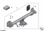 71606887642 - Retrofitting / Conversion / Accessories: Set Trailer Tow Hitch for BMW Image