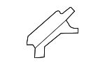 872163F010 - Body: Roof Molding Clip for Kia Image
