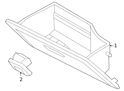 Glove Box for 2009 Chevrolet Aveo #0