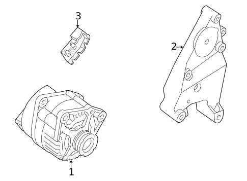 Alternator for 1999 Land Rover Range Rover #0
