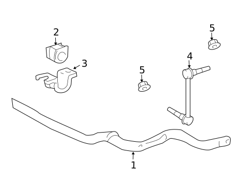 Stabilizer Bar & Components for 2006 Lexus GX470 #3