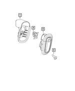 5SA96SD4AA - Interior Trim: Coat Hook for Mopar Image